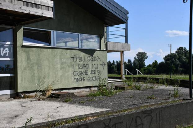 Slavonski Brod: Na frekventnoj lokaciji uz savsko šetalište osvanuo grafit neprimjerenog sadržaja