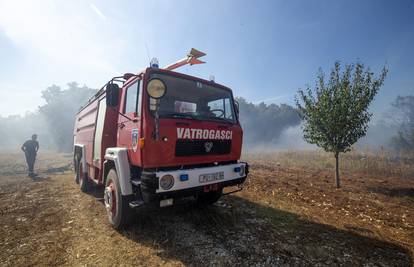 Ugasili požar pored rovinjskog turističkog naselja Valalta