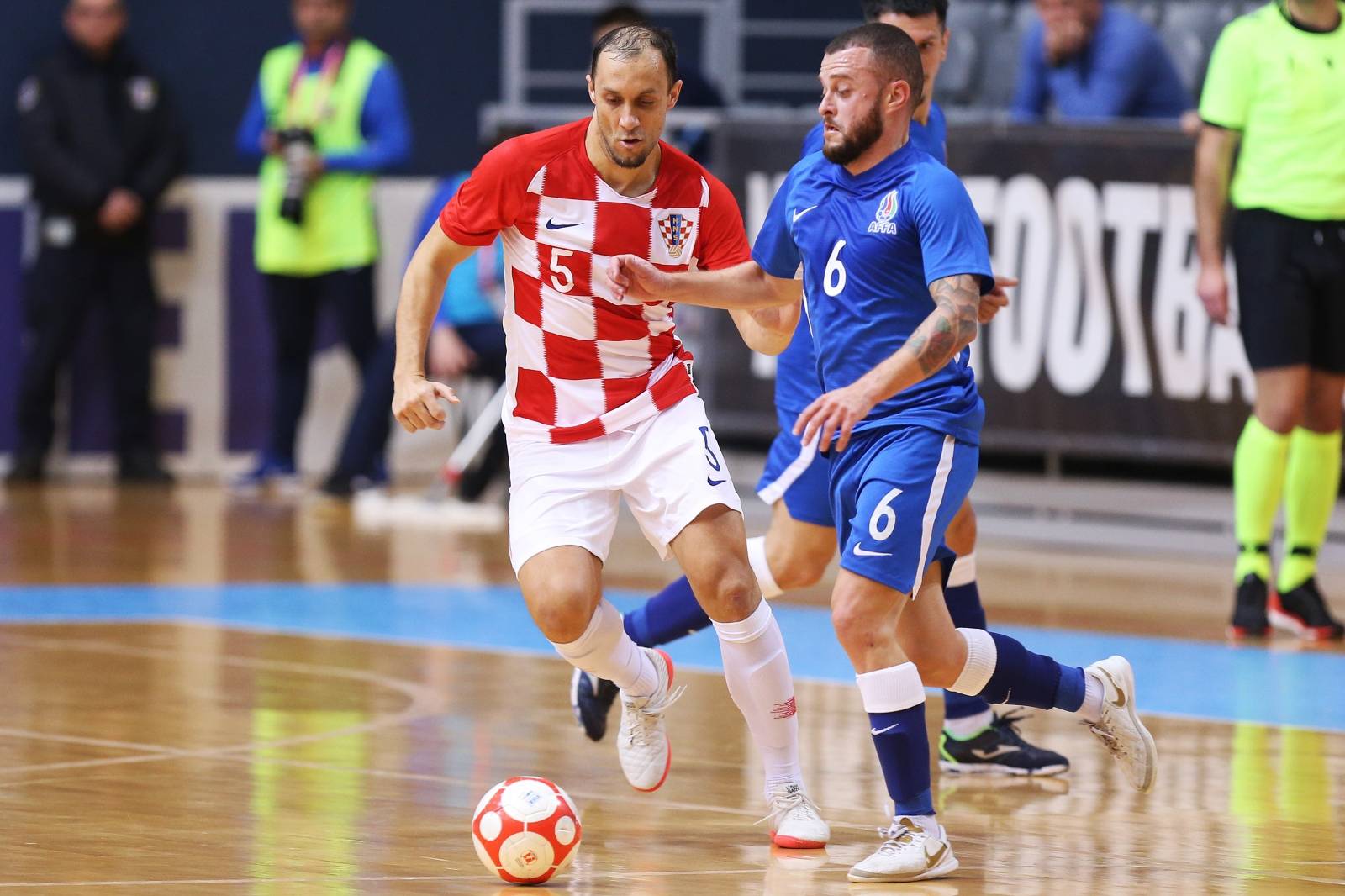 Osijek: Elitno kolo kvalifikacija za Svjetsko prvenstvo u futsalu: Hrvatska - Azerbajdžan