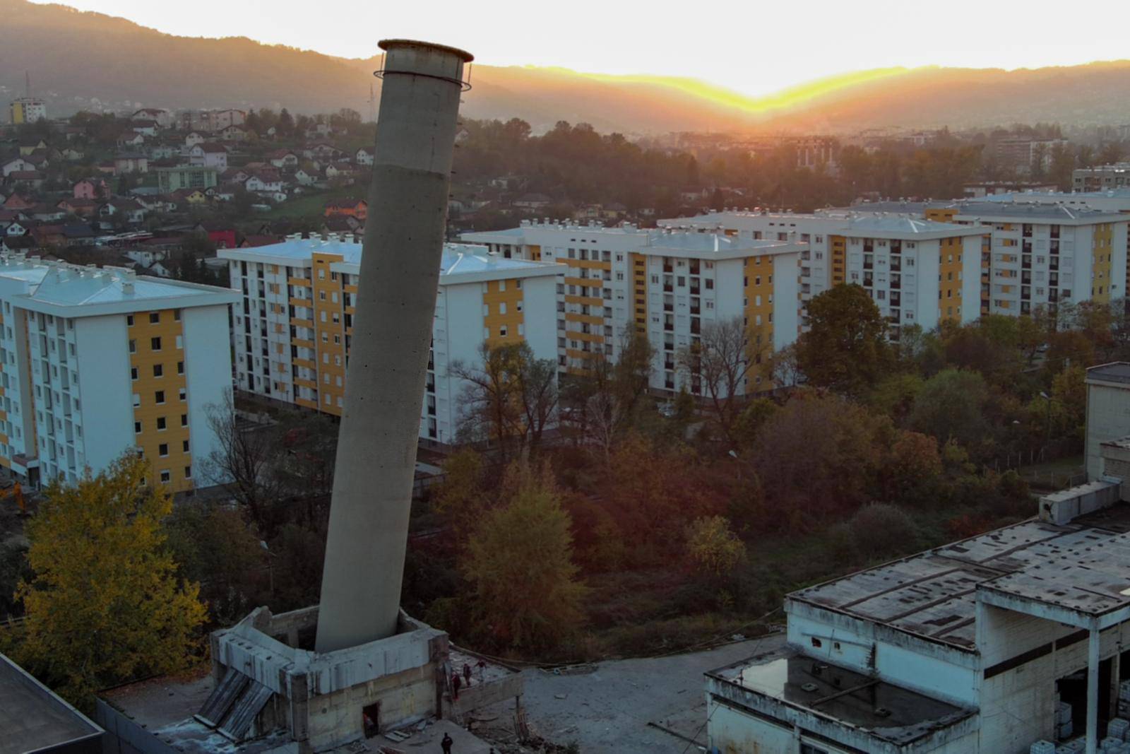 Banja Luka: Dimnjak u Incelu ni poslije trećeg miniranja nije pao