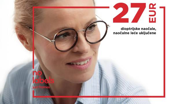 Donosimo popis dioptrijskih naočala po cijeni ispod 49 EUR s uključenim naočalnim lećama