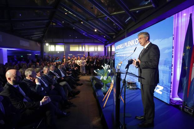 Rijeka: Premijer Plenković na proslavi 36. godišnjice osnutka HDZ-a