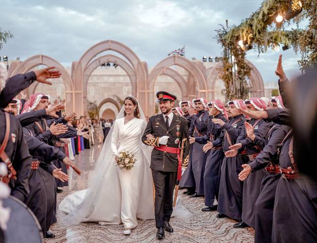 Jordan's Crown Prince Hussein and Rajwa Al Saif's royal wedding