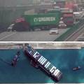 I Kinezi imaju svoju blokadu: Kamion s velikim natpisom Evergreen blokirao autoput