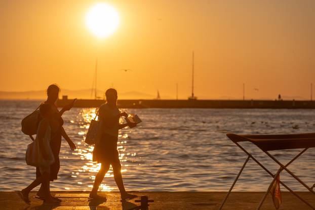 Zalazak sunca u Zadru