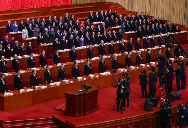 China's NPC opening session at the Great Hall of the People, in Beijing