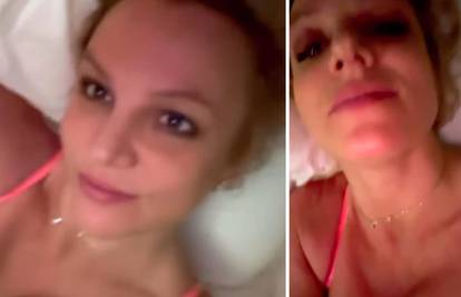 Britney Spears objavila je opet golišavi video: U donjem vešu se mazila i savijala po krevetu
