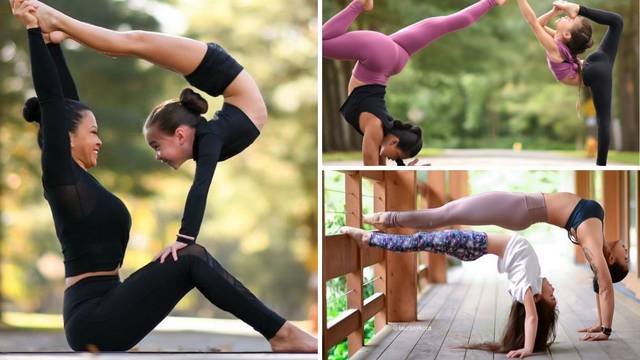 Mama i kći zajedno treniraju jogu: Nema poze koju ne znaju