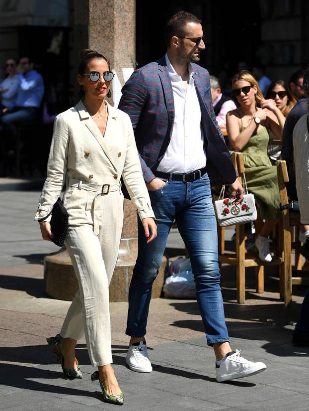 Zagreb: Igor i Olja Vori u šetnji gradom