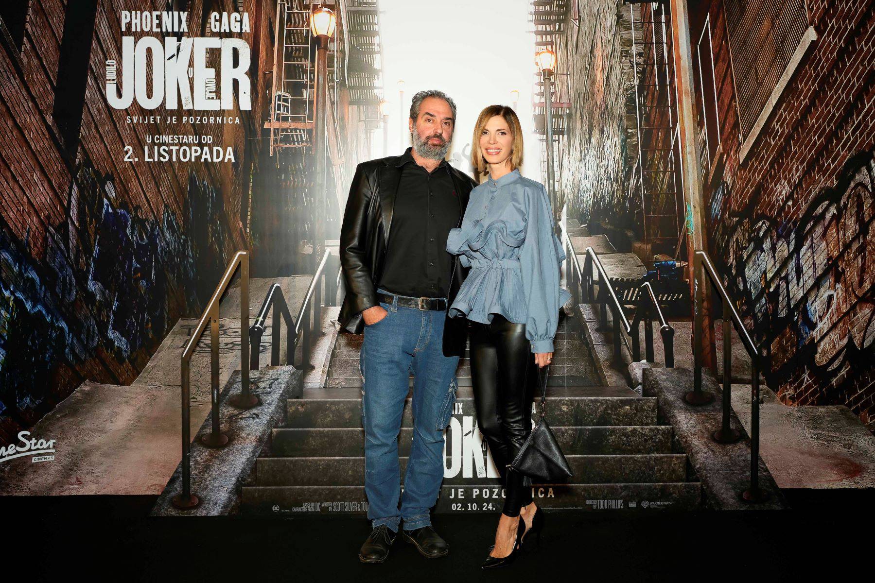 Petko na premijeru filma 'Joker: Ludilo u dvoje' stigao kao Joker