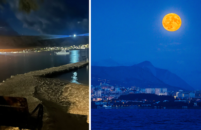 Prizor koji se može vidjeti samo jednom u 20 godina: Pogled na Supermjesec iz Dalmacije