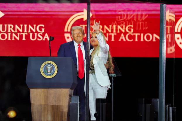 Memorial service for slain conservative commentator Charlie Kirk, in Glendale