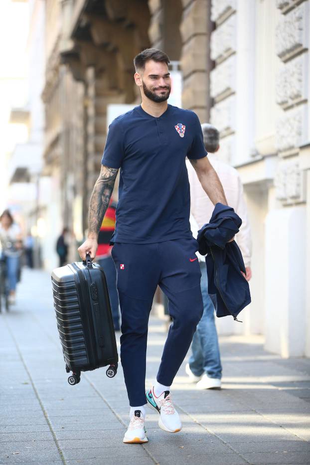 Zagreb: Okupljanje hrvatske nogometne reprezentacije