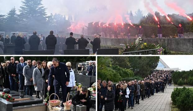FOTO Armada je uz bakljadu ispratila dopredsjednika Rijeke Deana Šćulca na vječni počinak