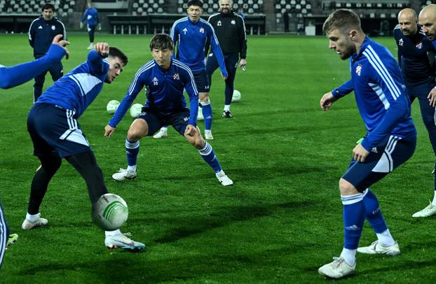 Solun: Trening GNK Dinama uoči uzvratnog susreta 1/8 finala UEFA Konferencijske lige