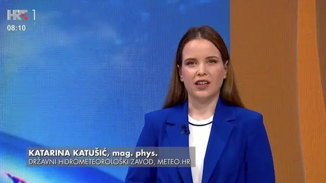 HRT ima novu meteorologinju: 'Kolege su me dobro prihvatile, zadovoljna sam prognozom...'