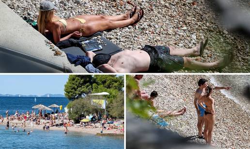 FOTO Boris im ne može ništa: Kupači popunili plažu u Zadru