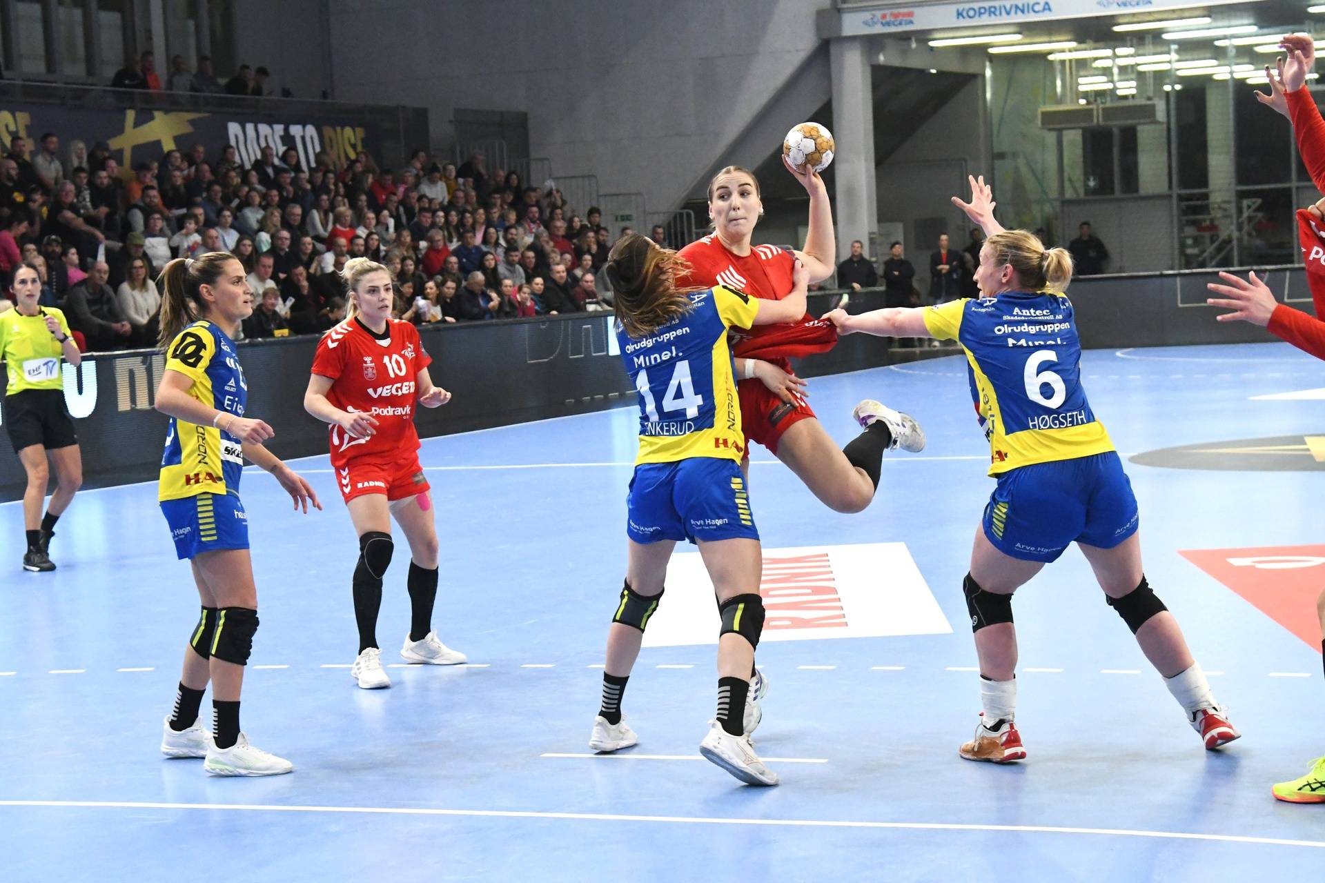 Koprivnica: EHF Liga prvakinja, Podravka Vegeta - Storhamar Handball Elite