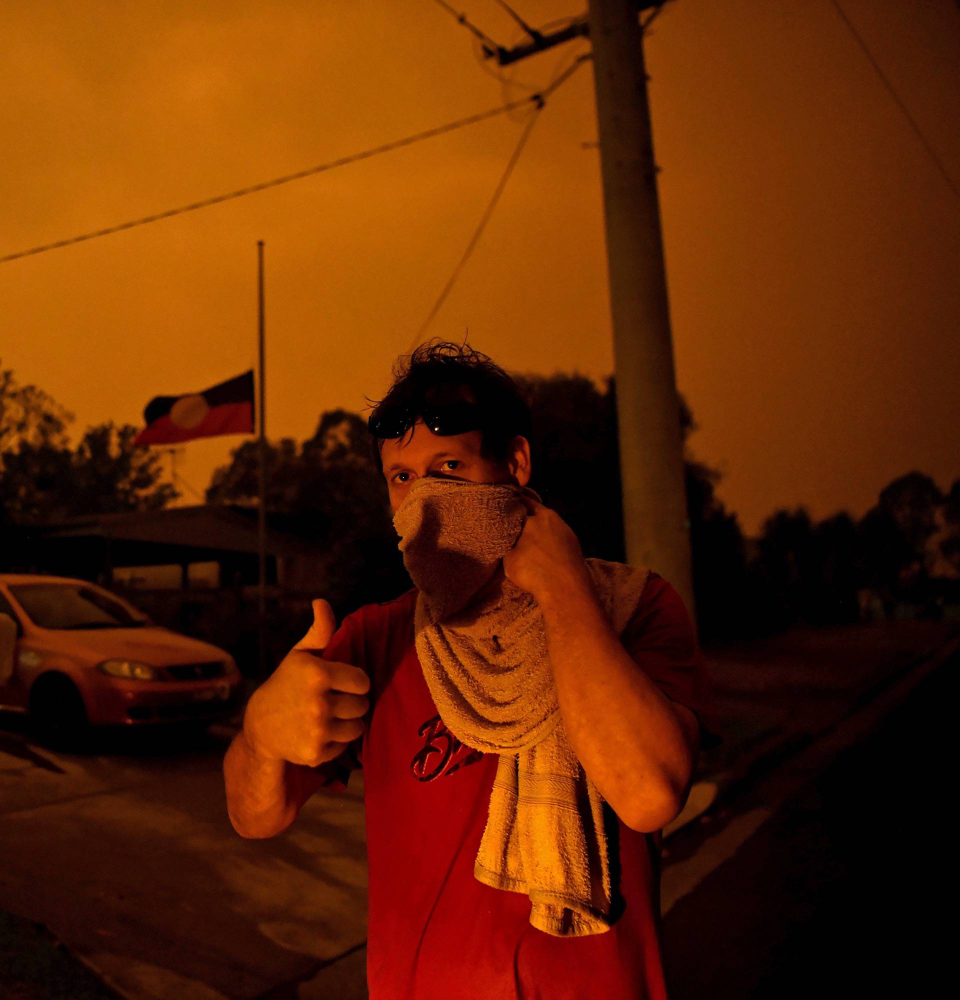 Bushfires in Nowra, New South Wales