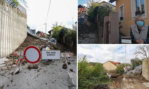 'Usred noći čuli smo jak udarac, par tona zemlje se urušilo, sreća je što nitko tada nije nastradao'