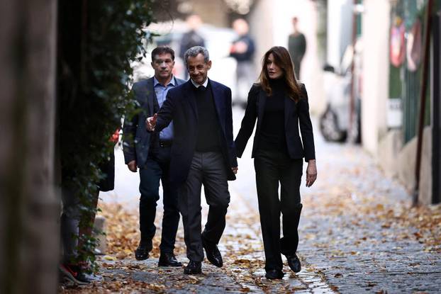 Former French President Sarkozy goes to jail to begin five-year sentence