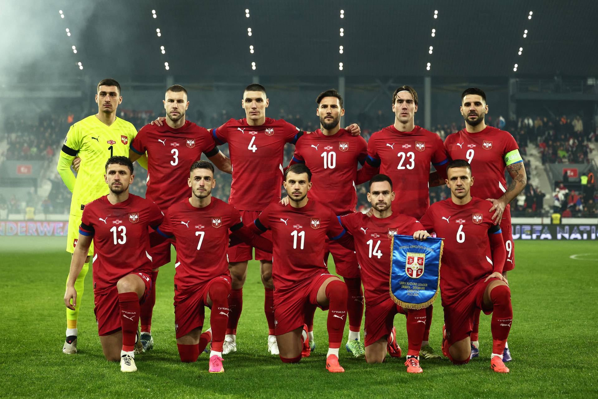 Nations League - Group Stage - Serbia v Denmark