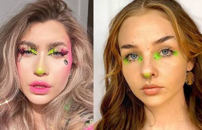 Teatralni make-up trend: Nos je obojen u lude neon tonove