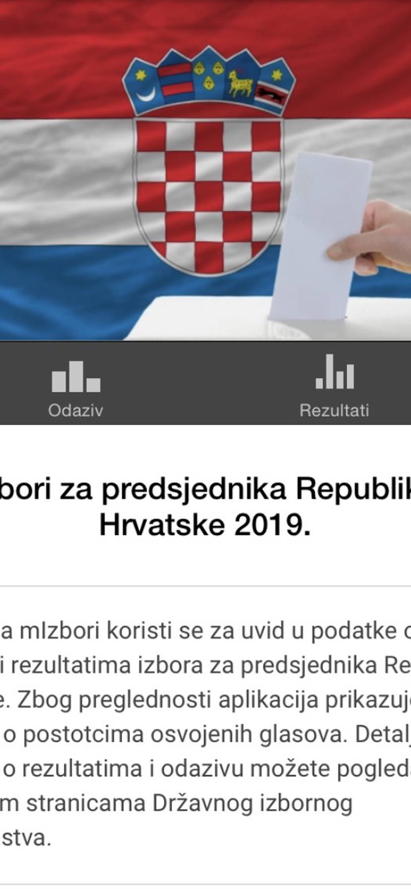 DIP napravio aplikaciju: Ovdje možete pratiti rezultate izbora