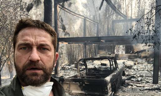 Gerard Butler ostao bez kuće: 'Požar guta sve pred sobom...'