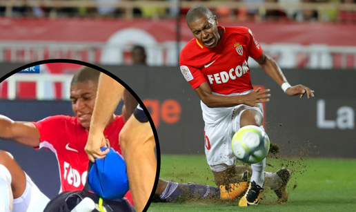 Šok za Monaco: Mbappé morao izaći iz igre, stradalo koljeno?!