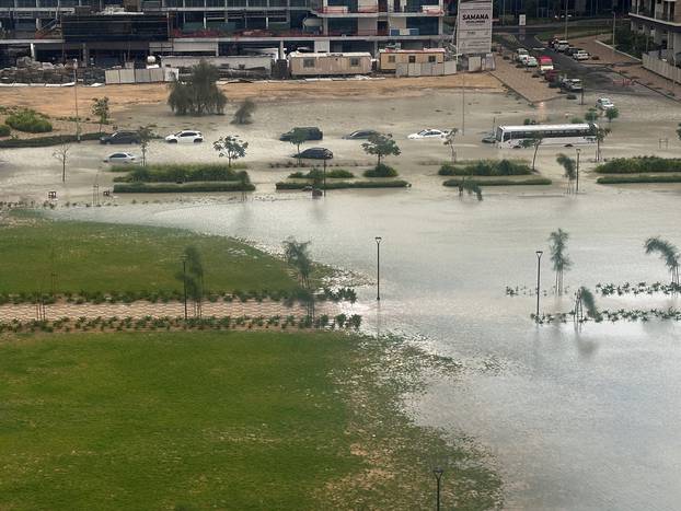 Heavy rains over Dubai