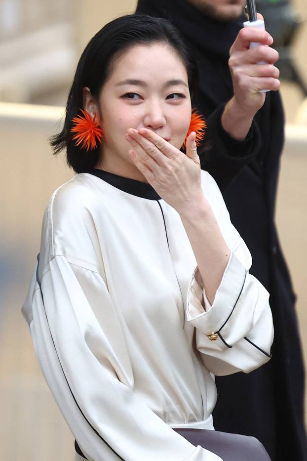Guests at Chanel Haute Couture Spring/Summer 2026 show in Paris
