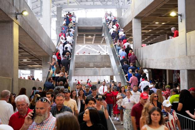 Memorial service for slain conservative commentator Kirk in Glendale