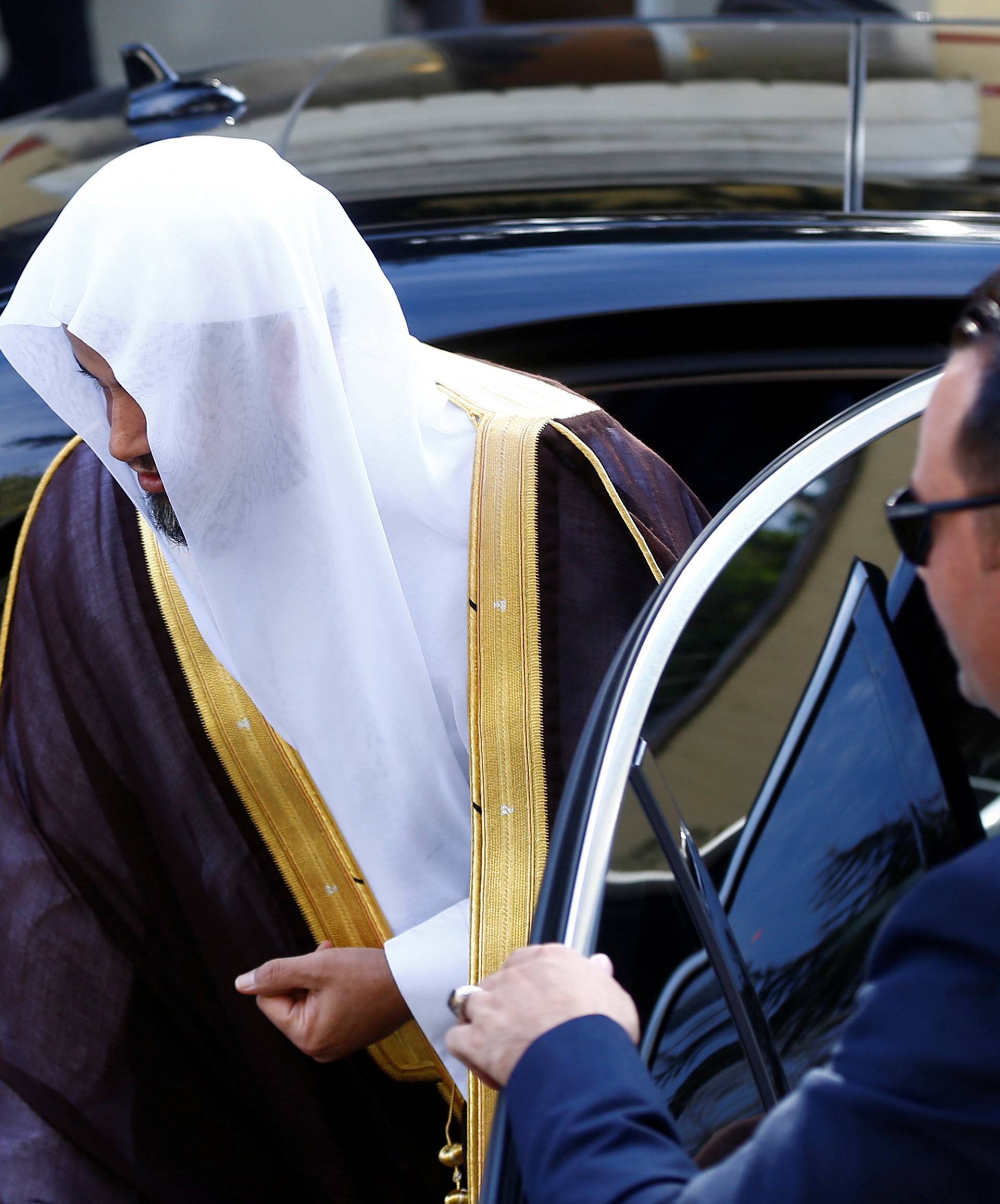 Saudi public prosecutor Saud Al Mojeb arrives at Saudi Arabia's consulate in Istanbul