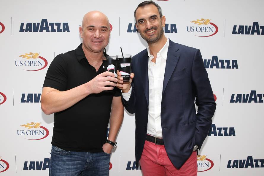 US OPEN: LAVAZZA PARTNERS WITH TENNIS LEGEND ANDRE AGASSI