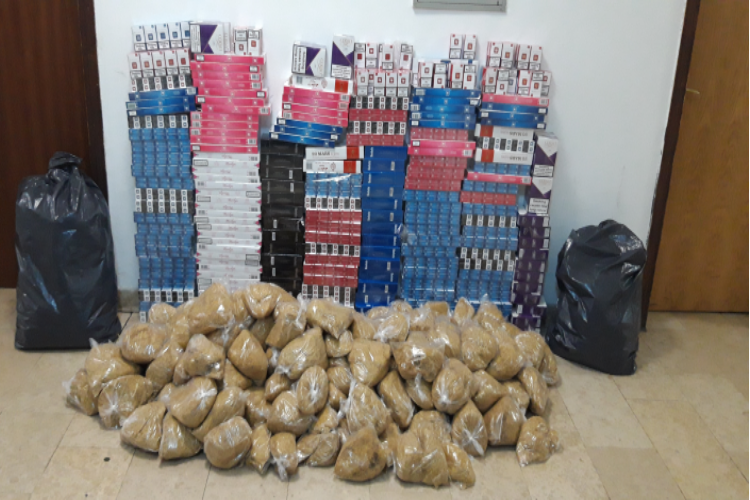 Policija pronašla 1900 kutija cigareta i 60 kilograma duhana