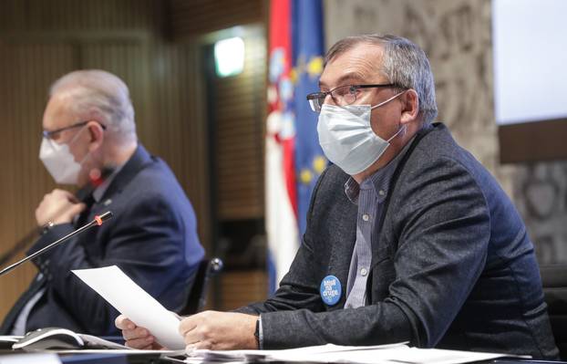 Zagreb: Nacionalni stožer za civilnu zaštitu održao konferenciju za medije