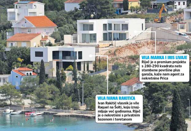 EKSKLUZIVNE FOTKE Evo kako izgleda vila Marka Livaje. Na Šolti je odmah iznad Rakitićeve