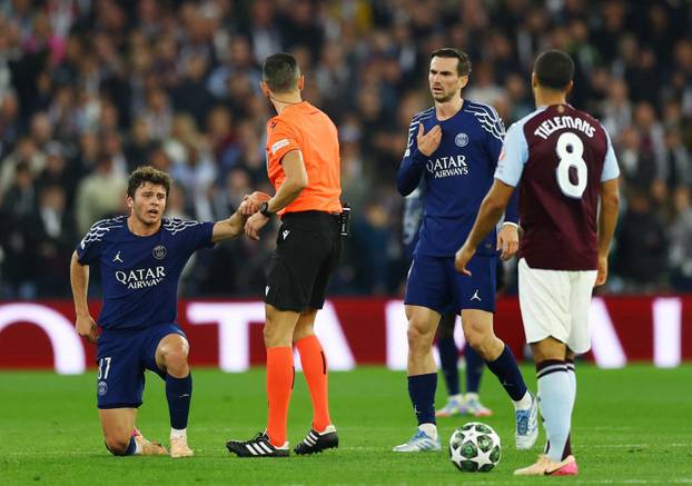 Champions League - Quarter Final - Second Leg - Aston Villa v Paris St Germain