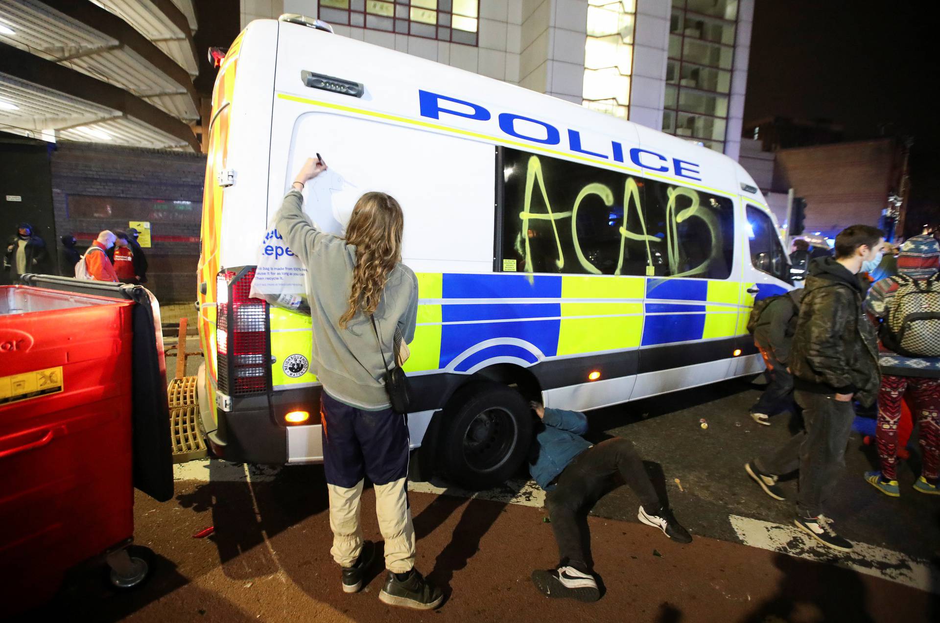 Protest against new proposed policing bill, in Bristol