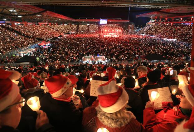 GER, 1.FBL, 1.FC UNION BERLIN, Weihnachtssingen