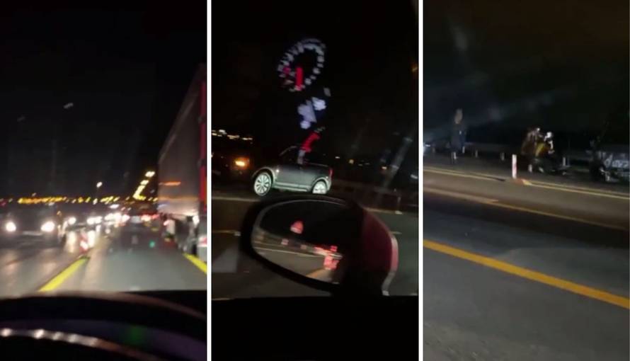 Jedan ozlijeđen u prometnoj na A3: 'Auto je završio na ogradi'