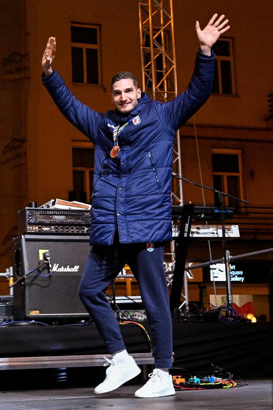 Zagreb: Svečani doček rukometnih reprezentativaca nakon osvojene bronce na Europskom prvenstvu