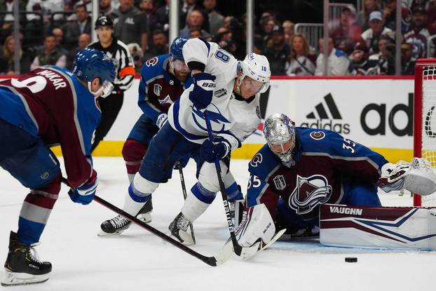 NHL: Stanley Cup Playoffs-Tampa Bay Lightning at Colorado Avalanche