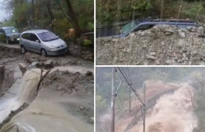 VIDEO Bujice nosile sve pred sobom u BiH, odroni zatrpali automobile, poplavljene kuće