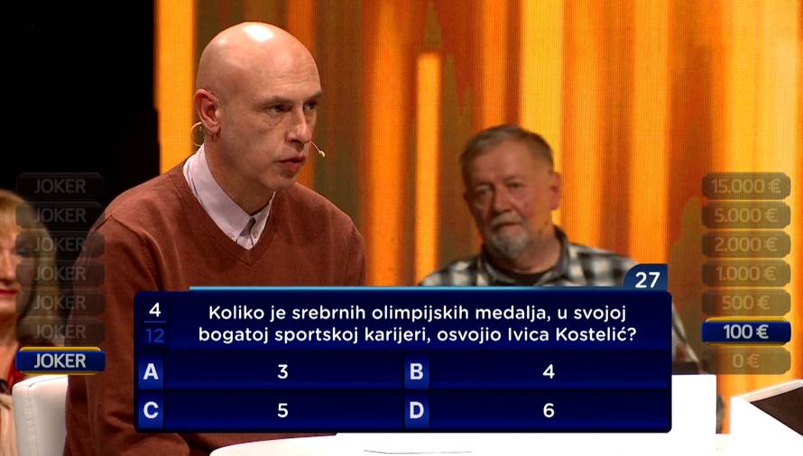 Bivšeg zatvorskog čuvara nije pratila sreća u kvizu 'Joker': Kući otišao sa samo 100 eura