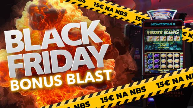 Admiral Black Friday Bonus Blast:  Osvojite više uz svaku registraciju!