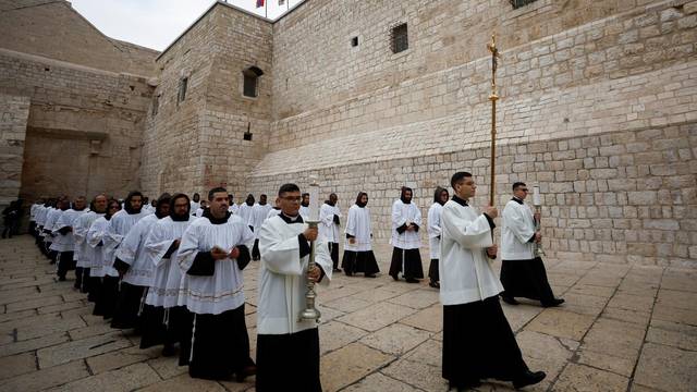 The Latin Patriarch of Jerusalem, Pierbattista Pizzaballa, visits Bethlehem
