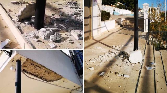 Snimke štete nakon potresa na Čiovu: 'Bilo je bučno i stresno, podsjetilo je na onaj u Zagrebu'