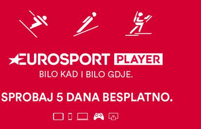 Obožavatelji sporta - isprobajte besplatno Eurosport Player